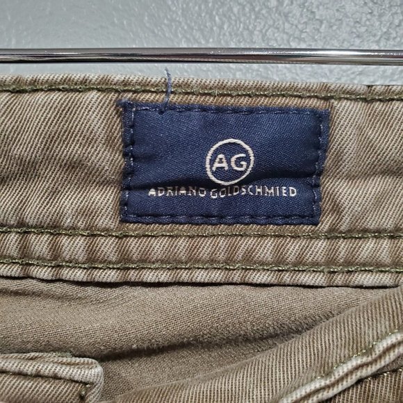 AG Adriano Goldschmied The Matchbox Jeans Slim Straight Brown Tan Men's Sz 31 - Picture 6 of 14